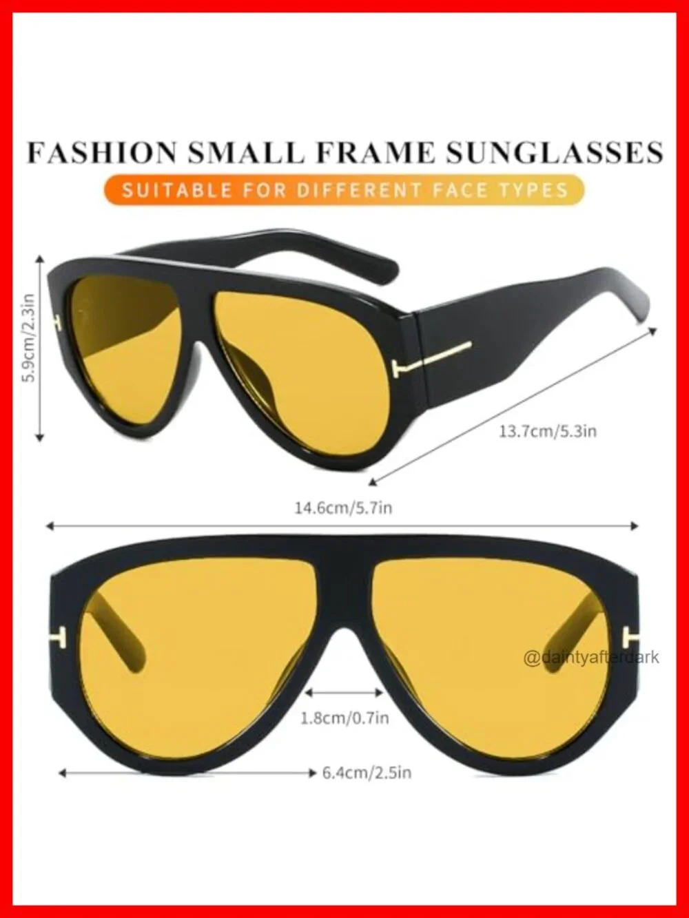 Oversized Sunglasses 3-Pack UV400 Protection for Women Men